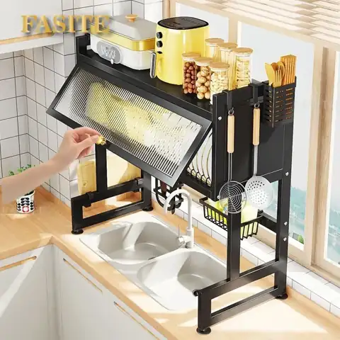 منظم المطبخ بباب أكريليك كيتحل